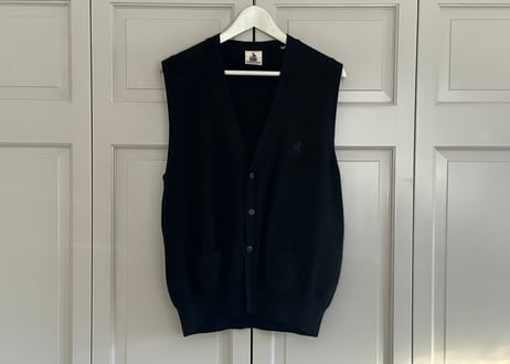 lanvin cashmere knit vest