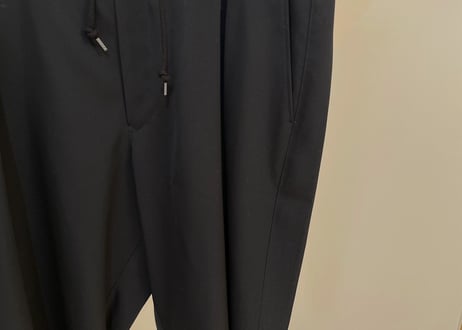yohji yamamoto wool gabardine wide trousers dead stock