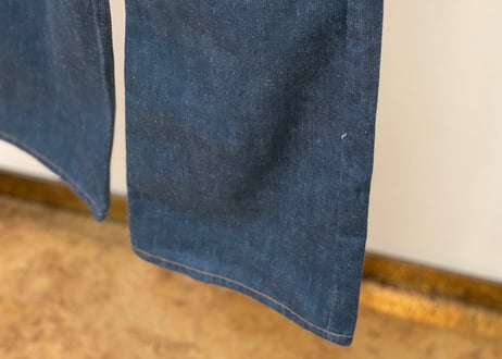mm6 maison margiela  flare denim pants dead stock