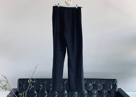 chanel "coco logo" black trousers