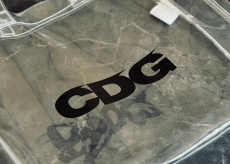 comme des garçons cdg clear bag