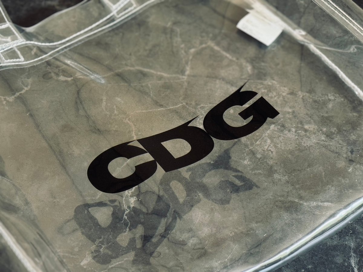 comme des garçons cdg clear bag | weekend tokyo