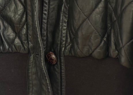 jilsander "本人期" leather jacket