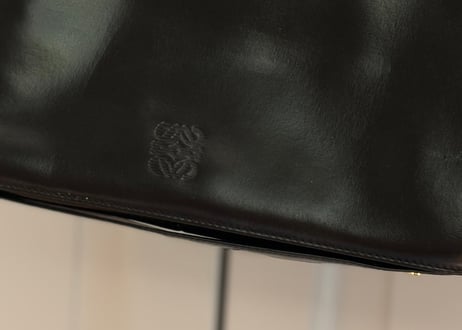 loewe anagram logo leather shoulder bag #3