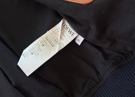 loewe anagram logo tassel jacket dead stock