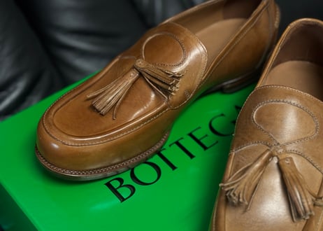 bottega veneta 2025 leather loafers dead stock