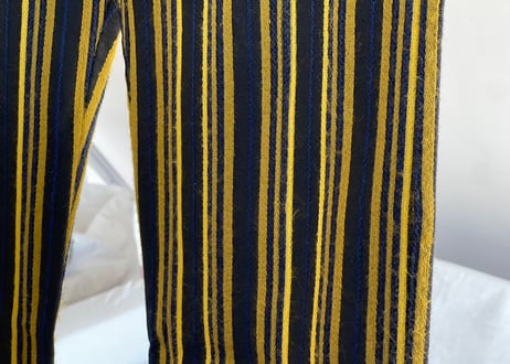 comme des garcons shirt made in France multicolored slacks