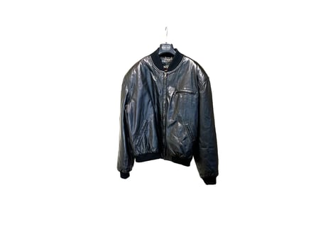 80-90s mani giorgio armani leather jacket