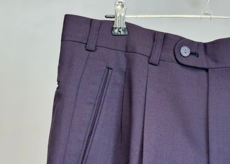 balenciaga purple tack trousers