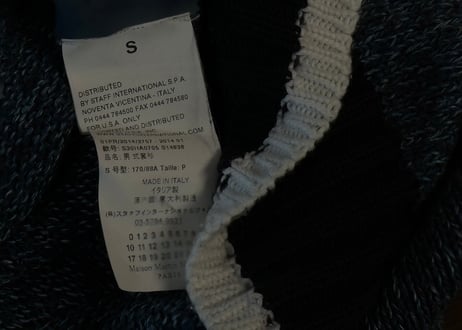 maison margiela knit