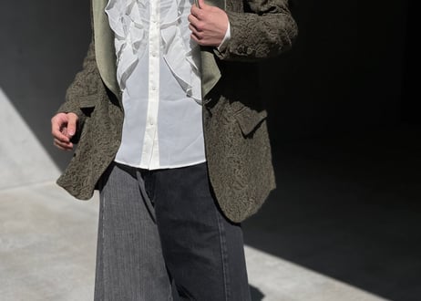 ermanno diermasanno 2021ss lace jacket dead stock