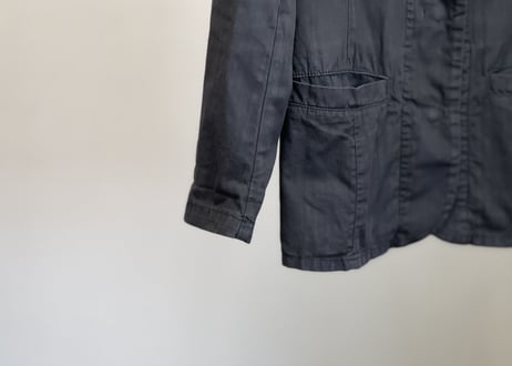 mm6 maison margiela military jacket black