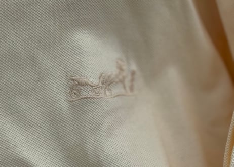 hermes "Le Duc logo" polo shirt light yellow