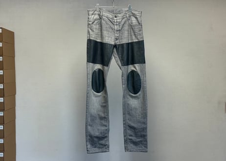 maison margiela "ここのえ期" leather 再構築 denim