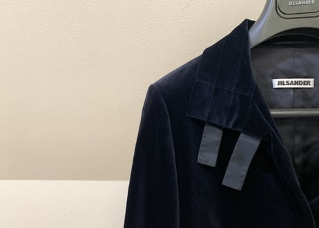 jil sander velour jacket
