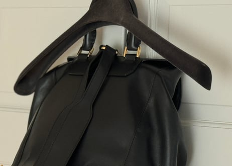 alexander mcqueen leather bag pack