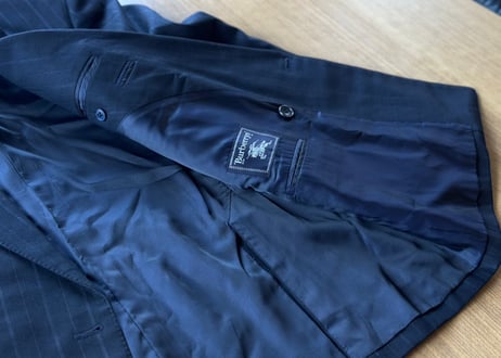 burberry double stripe set up suit