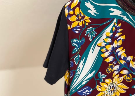 2014ss prada botanical pattern tops dead stock