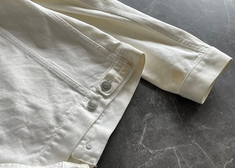 jilsander white denim jacket