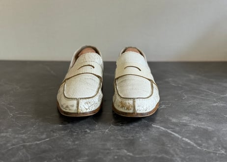 miumiu leather loafers