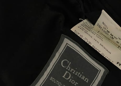 dior made in Italy tuxedo jacket