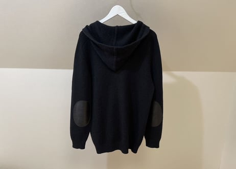 saint laurent paris 2015ss elbow patch cardigan