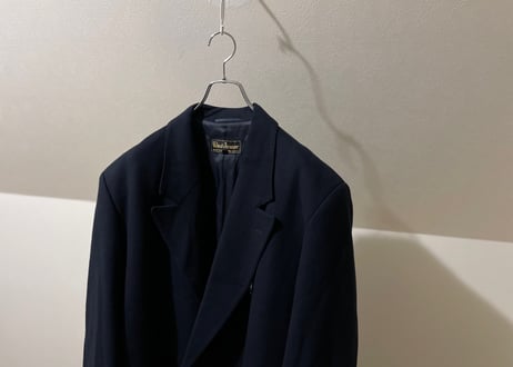 80-90s cashmere double chesterfield coat
