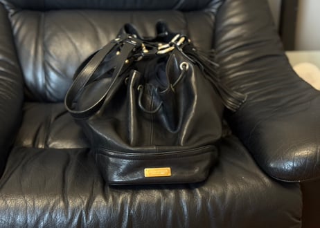 emporio armani leather bag