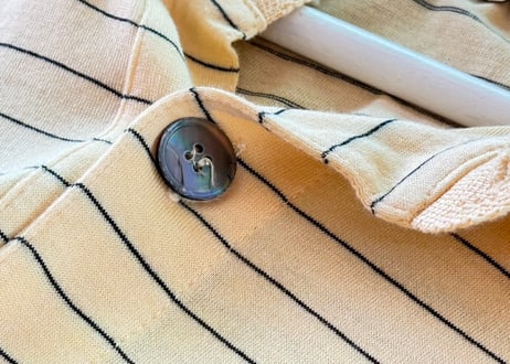 hermes "H" logo yellow polo shirt