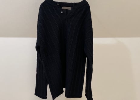 90s  "初期" y's for men cable knit