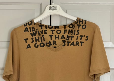 maison margiela AIDS t brown