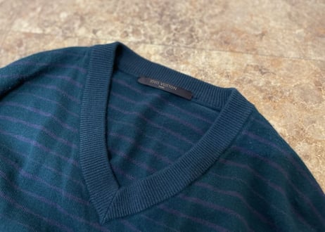 louis vuitton cashmere wool knit green