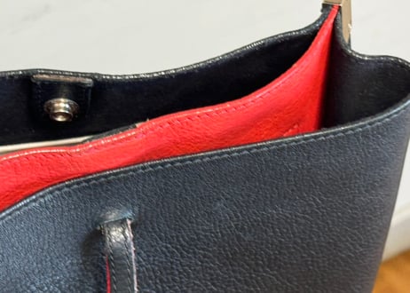 maison margiela leather shoulder bag
