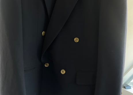 90s lanvin double set up suit