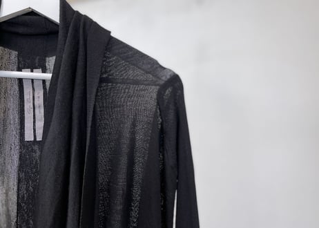 2015aw rick owens "sphinx期" long cardigan dead stock