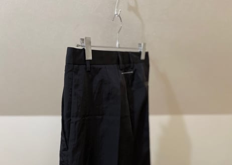 mm6 maison margiela 2020aw nylon blcak trousers dead stock