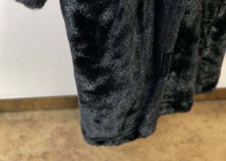 90s reversible fur coat dead stock