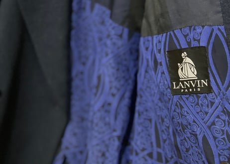 lanvin double chesterfield coat