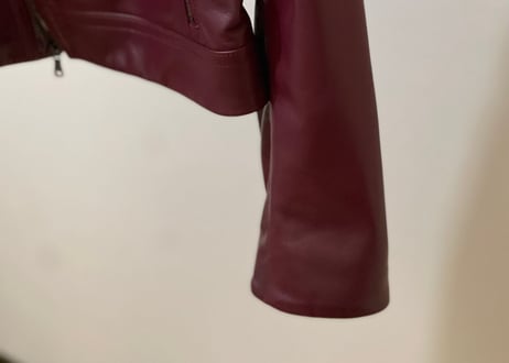 lanvin 2017aw leather jacket dead stock