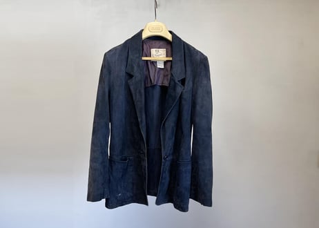70s gucci leather tailored jacket