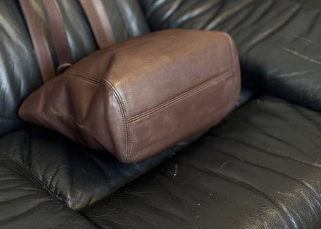 old coach leather bag