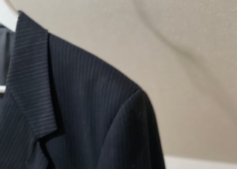 versace stripe double set up suit