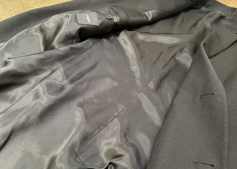 costume national homme coat dead stock
