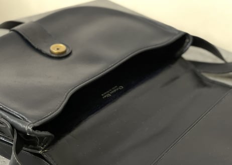 80s christian dior made in Flance leather bag