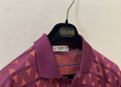 80-90s celine made in Italy polo shirt