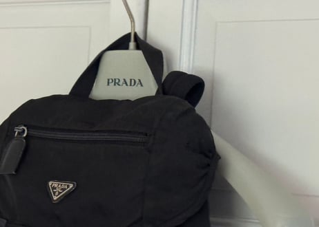 prada nylon back pack