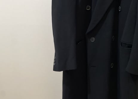 giorgio armani virgin wool doublechester field coat