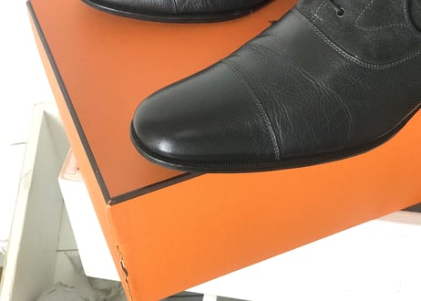 2018aw hermes lace-up boots size41