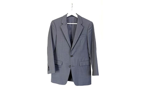 wooyoungmi purple grey set up suit