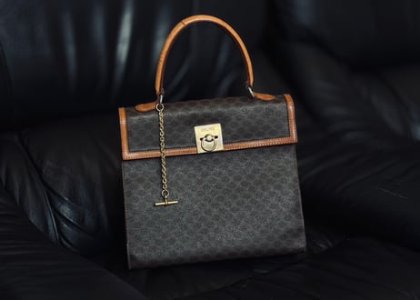 celine gold chain macadam bag